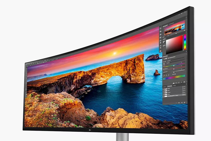 LG 49WL95C-WY 49 Inch 32:9 UltraWide Dual QHD IPS Curved LED Monitor with  HDR10