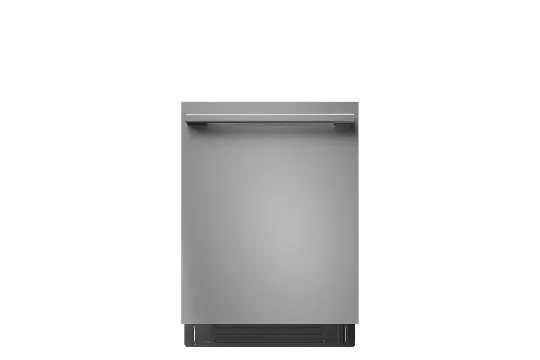 LG SIGNATURE stainless steel built-in dishwasher shown from the front against a white background