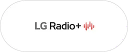 LG Radio+ logo on a white background.