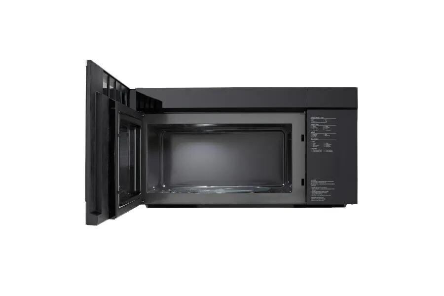 MVEL2034X microwave shown with door open 