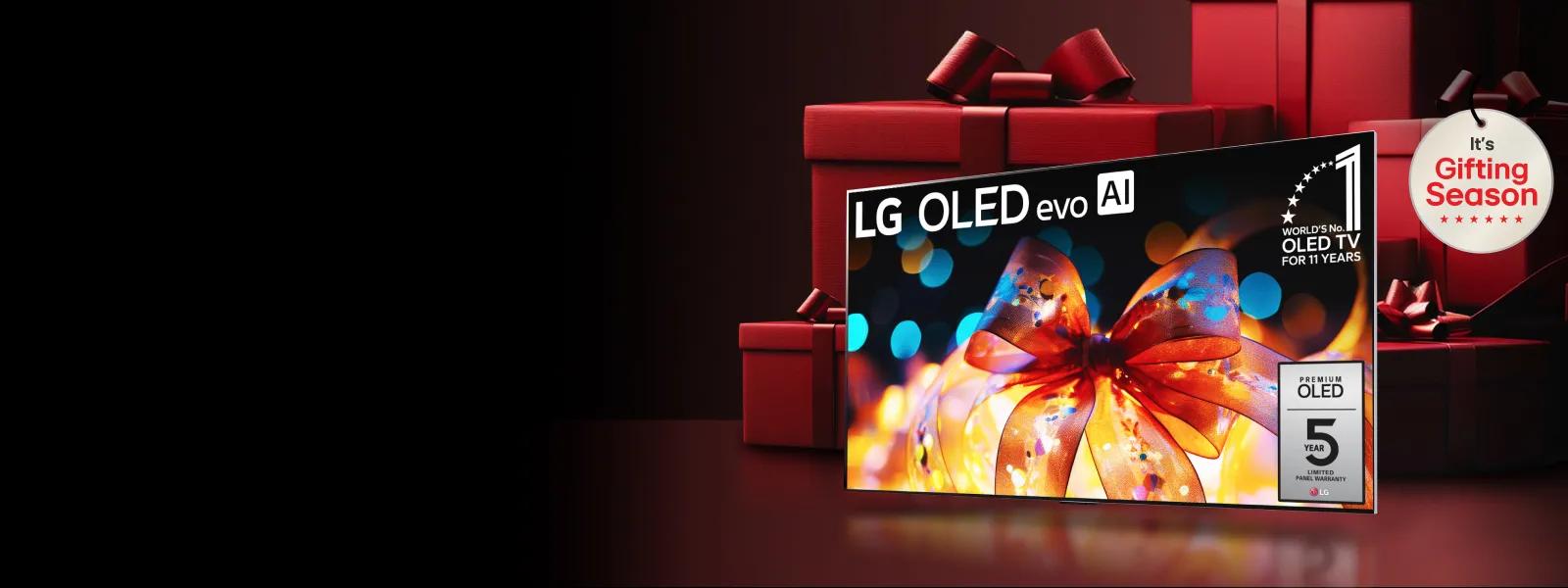 OLED Holiday Savings Hero Banner