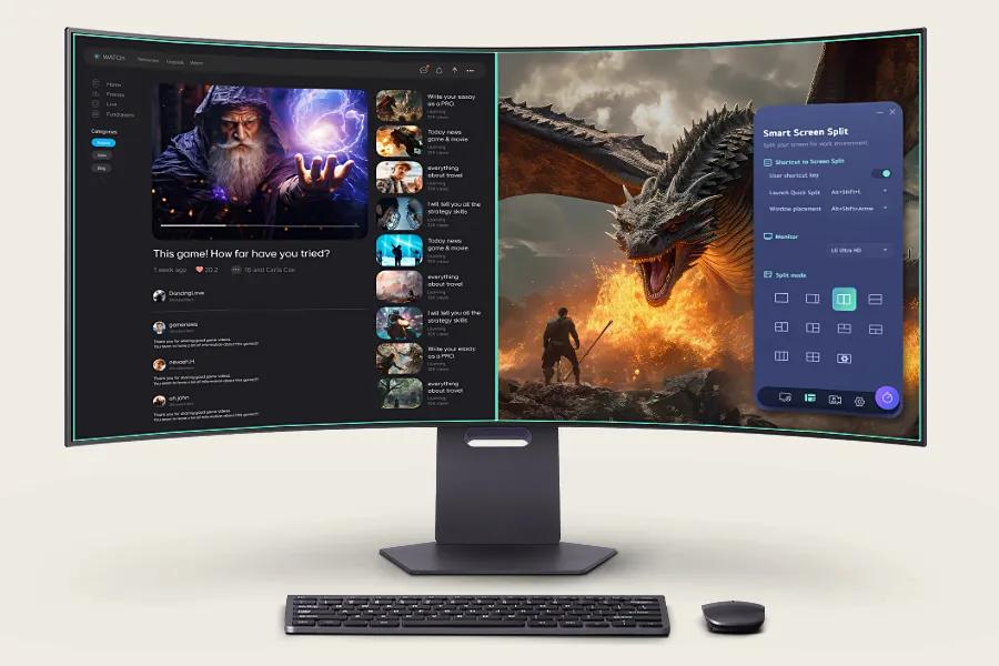 This game ! how far have a tired
smart screen split
shortcut in screen split
split mode
