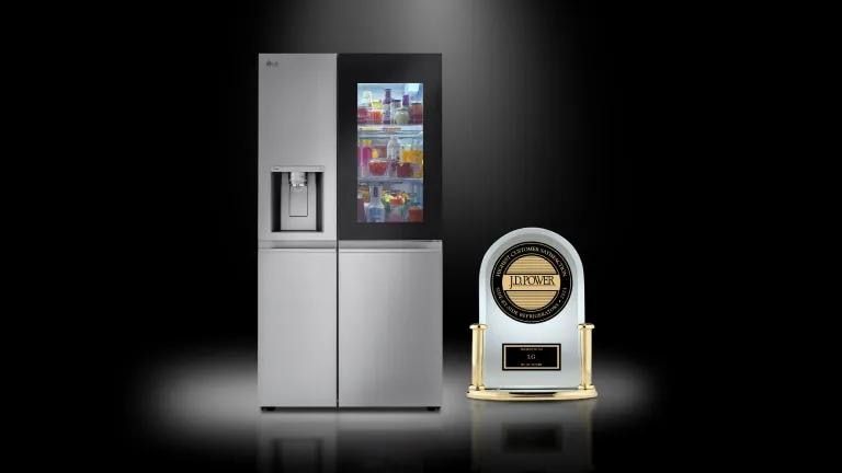 Side-by-side fridge satisfaction awarded by J.D. Power.