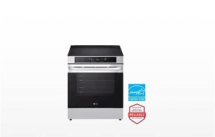 A front-facing image of an LG LSIL6332FE range.