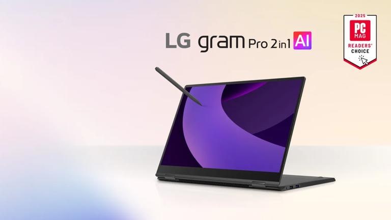 LG gram Pro 2-in-1 Laptops | Convertible Touchscreen Laptops | LG USA