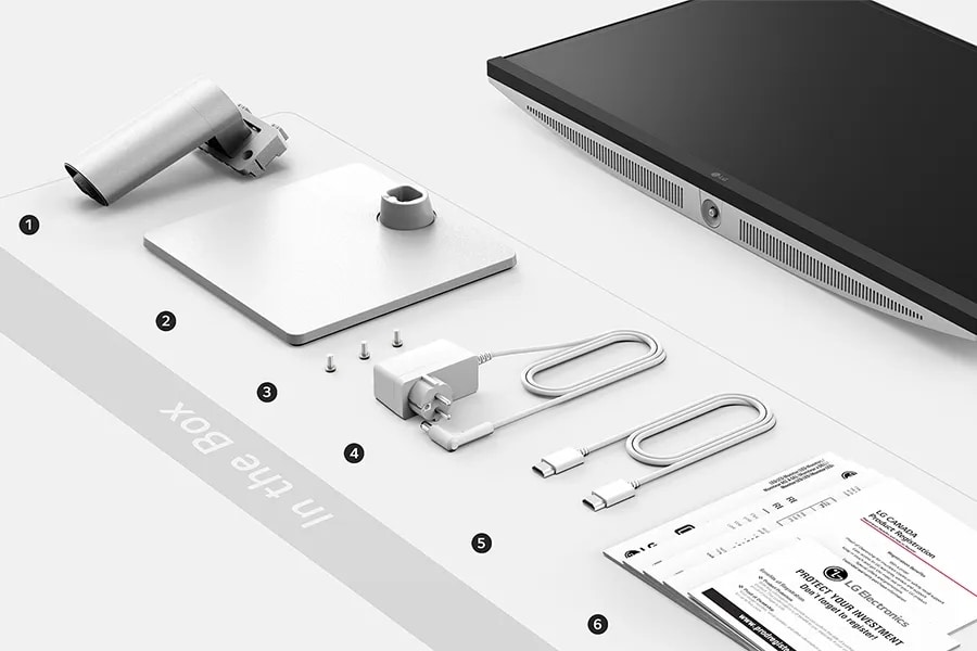 LG UltraFine™ 27 inch 4K UHD Monitor - 27US500-W