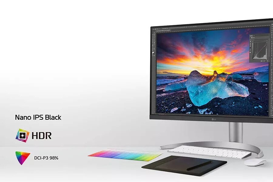 27インチ 4K 【美品】LG Blackモニター 27UQ850V-W IPS