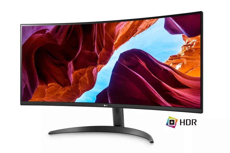 LG 34インチ Curved UltraWide Gaming Monitor 34-Inch Curved UltraWide™ WQHD HDR 10 Monitor - 34WR50QC-B | LG USA