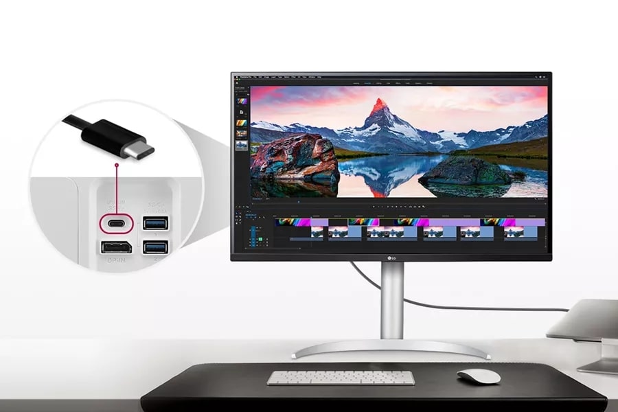 LG 32UP550n-w TYPE-C 90W給電 32” UHD HDR Monitor - 32UP550N-W | LG USA