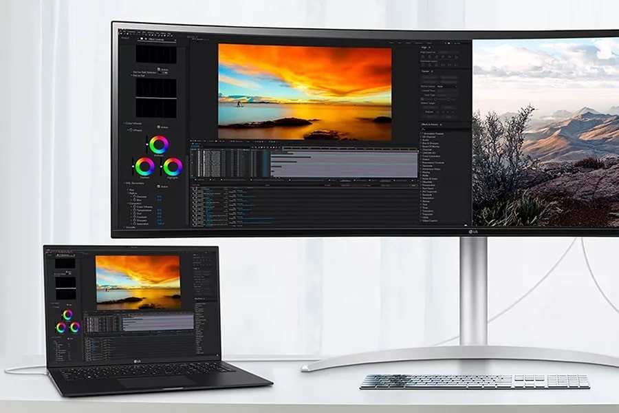 LG モニター ディスプレイ 49WQ95C-W 49インチ 公式】 LG 21:9 ウルトラワイドモニター - 40WP95C-W | LG JP