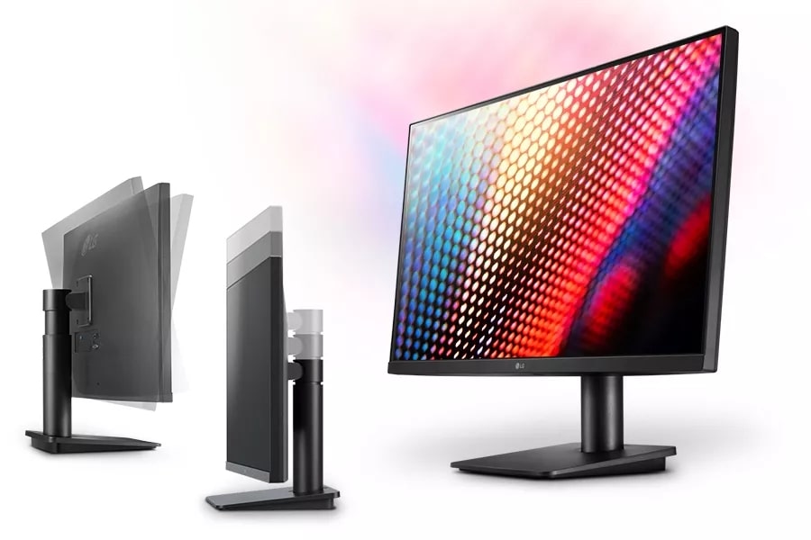 LG 27MQ450-B.AUS 27 Full HD (1920 x 1080) 75Hz LED Monitor; FreeSync; HDMI  DisplayPort; 3-Sided Frameless; Flicker-Free - Micro Center