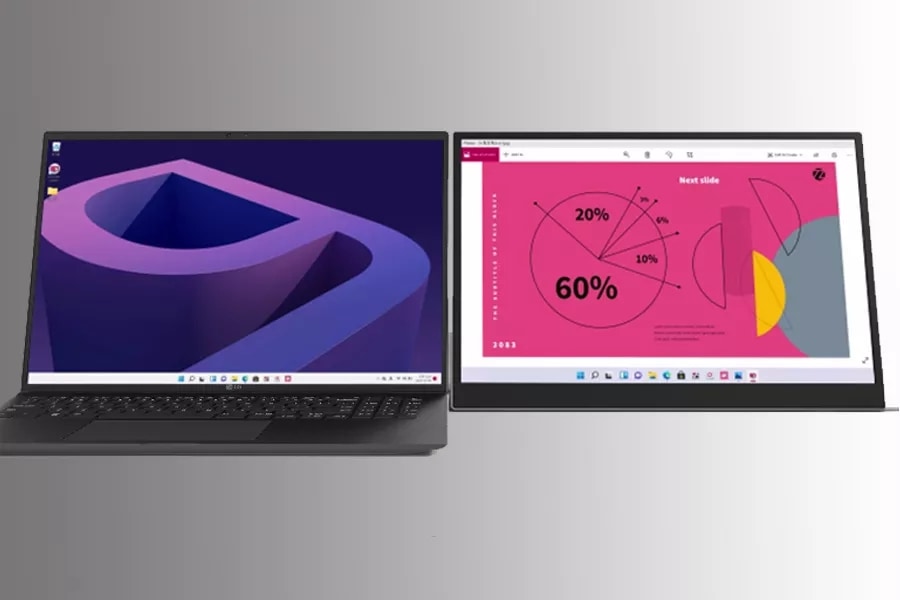 16” LG gram +view IPS Portable Monitor - 16MR70.ASDU1 | LG USA