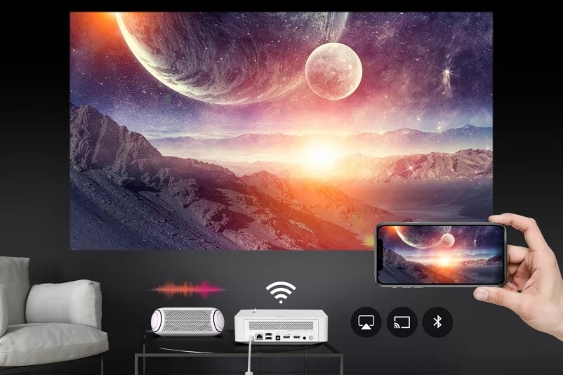 LG LED Portable Home Theater CineBeam Projector - PF610P | LG USA