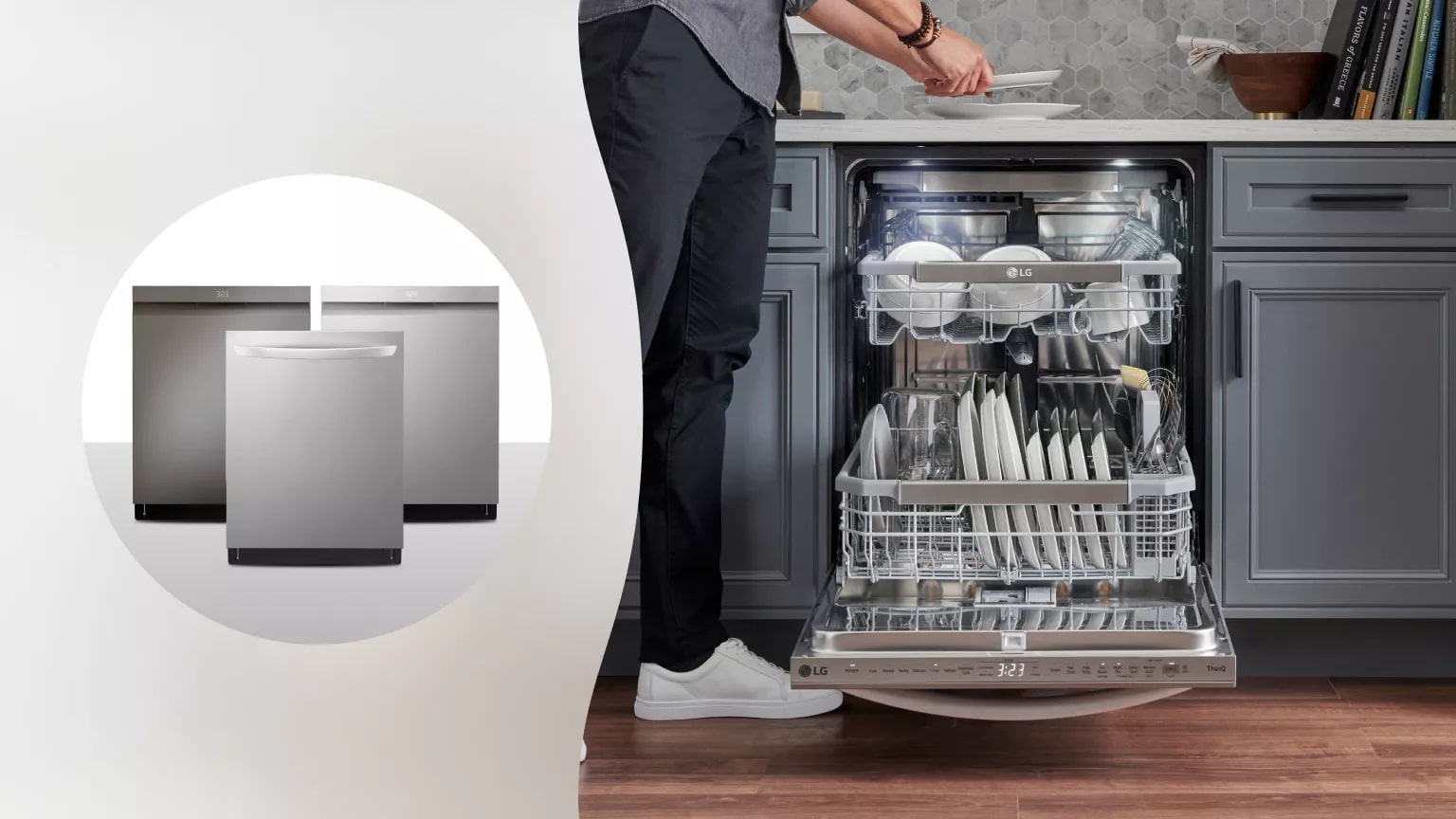 Installing store lg dishwasher