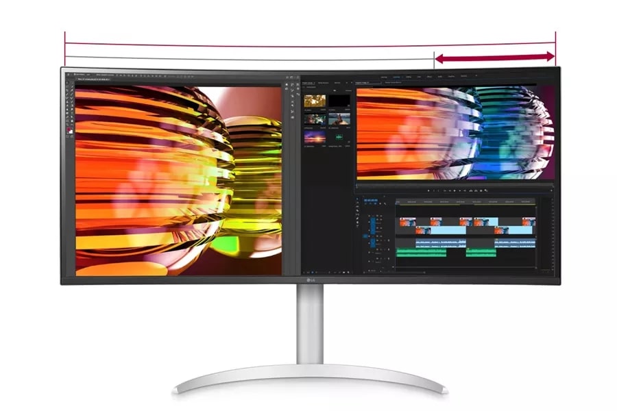 38'' Curved UltraWide HDR Monitor - 38WP85C-W | LG USA