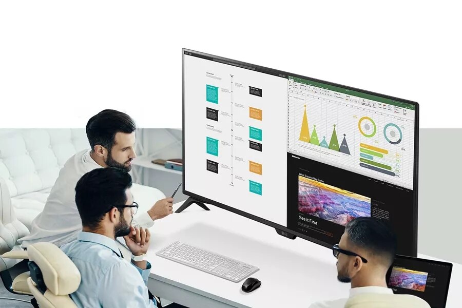 LG 43UN700T-B 43インチ 4K IPS Type-C モニター LG Ultra 43UN700T-B 43
