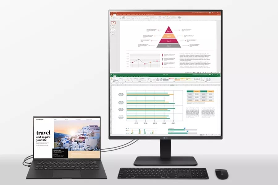 DualUp Monitor LG 28MQ75　本体