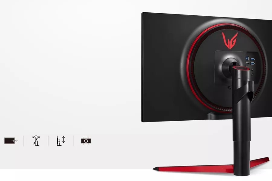 27GN750-B LG UltraGear 27インチ　動作確認済 Monitor_Ergonomic_mnt-27gn750-