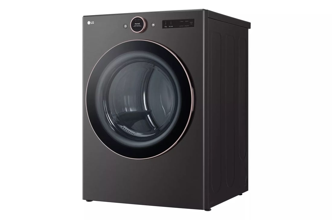 LG Smart Front Load Electric Dryer with AI Sensor Dry & TurboSteam Technology, 7.4 Cu. ft.