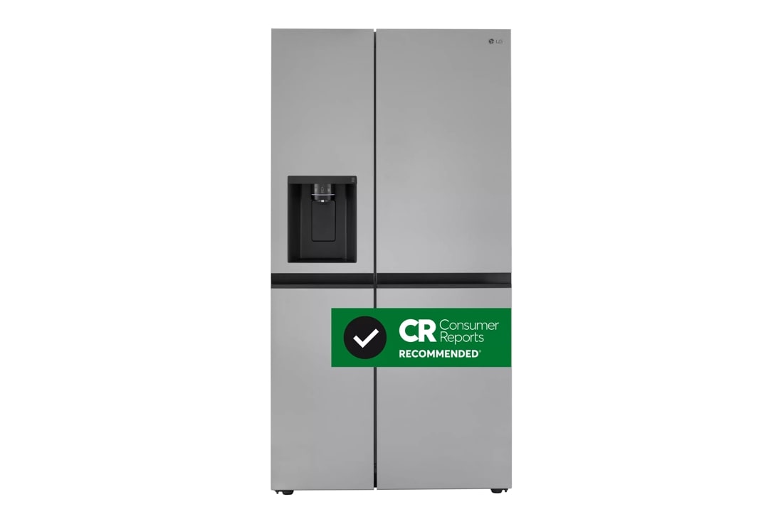 27 cu. ft. Side-by-Side Refrigerator with Smooth Touch Ice Dispenser