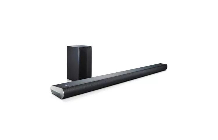 320W 2.1ch Sound Bar Audio System with Wireless Active Subwoofer and Bluetooth Connectivity