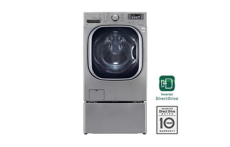 4.3 cu. ft. Ultra Large Capacity TurboWash™ Washer with Steam™ Technology LG laundry appliance product view 1