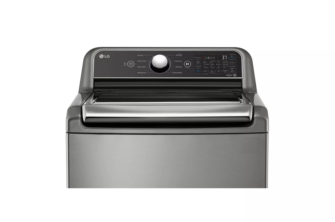 LG 5.3 cu. ft. Top Load Washer with 4-Way Agitator and 7.3 cu. ft. ELECTRIC  Dryer with EasyLoad Door