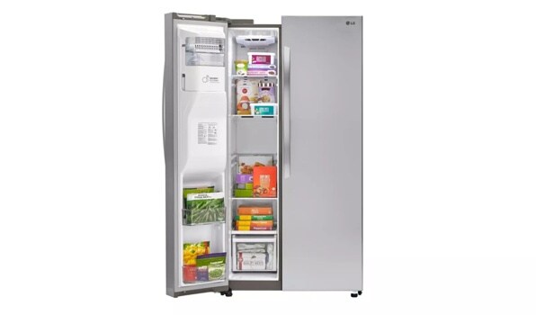 LG LSXS26336S: Ultra Capacity Side-By-Side Refrigerator | LG USA
