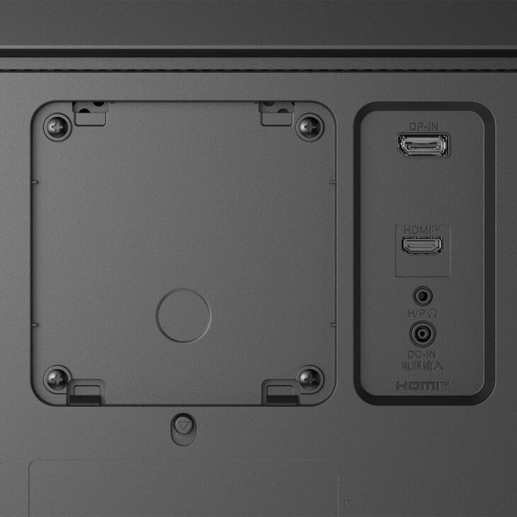 LG 34U511A-B 34 Monitor – Back View with Ports