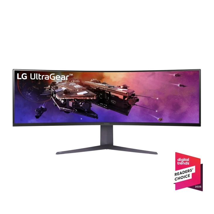 LG UltraGear™ 45 inch 200Hz Curved Gaming Monitor - 45GR75DC-B