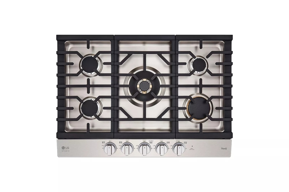 LG 36in GAS Cooktop with 20K BTU and EasyClean Cooktop - Silver