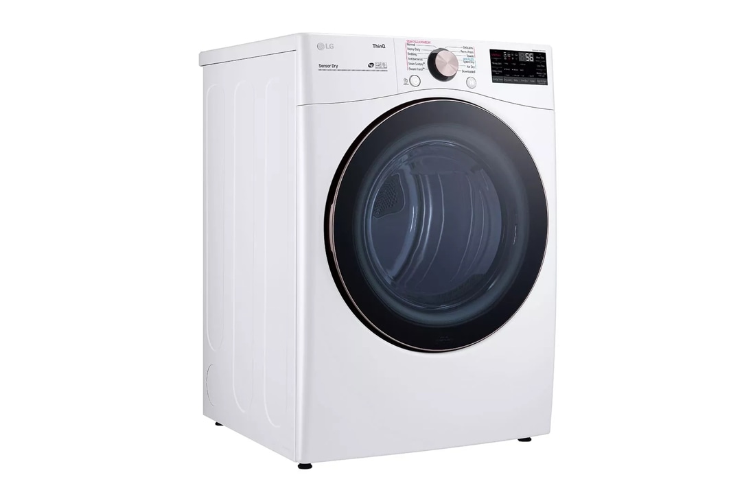 DLGX4001W LG 27 7.4 cu.ft. Ultra Large Capacity Gas Dryer with SensorDry  Truesteam Technology and