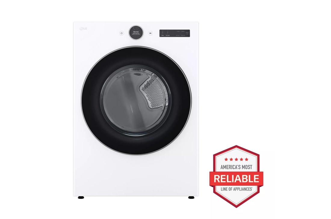 7.4 cu. ft. Ultra Large Capacity Smart Front Load Electric Energy Star Dryer with Sensor Dry & Steam Technology