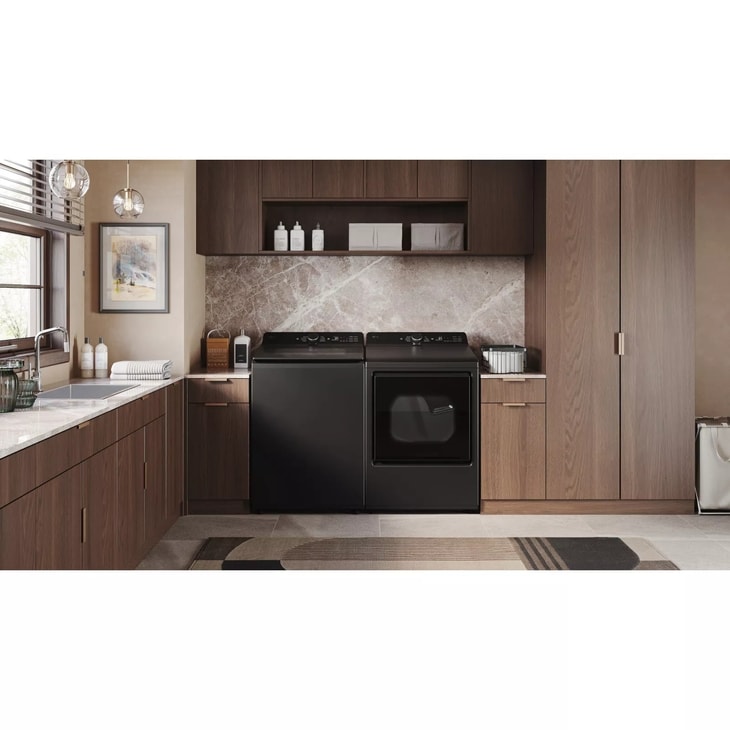 7.3 cu. ft. Ultra Large Capacity Rear Control Gas Dryer with LG EasyLoad™ Door and AI Sensing
