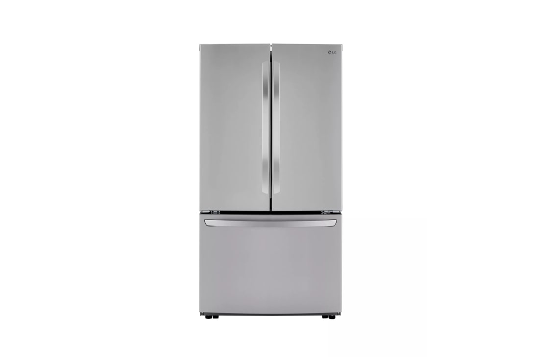 23 cu. ft. french door counter depth refrigerator front view