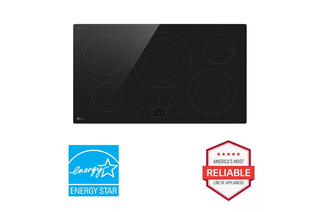 36” Electric Cooktop with UltraHeat™ 3.0kW Element	