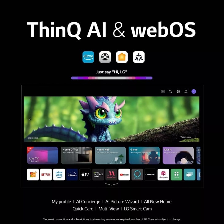 ThinQ AI and webOS