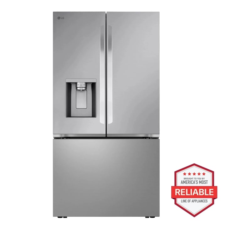 LG Standard Depth MAX 3 Door French Door with Ice & Water Dispenser and Dual Ice Maker, Stainless Steel, 31 cu. ft | Fridge.com. | Fridge.com