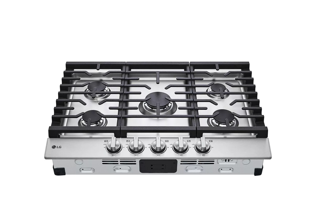 CBGS3028S by LG - LG STUDIO 30 UltraHeat™ Gas Cooktop with EasyClean®