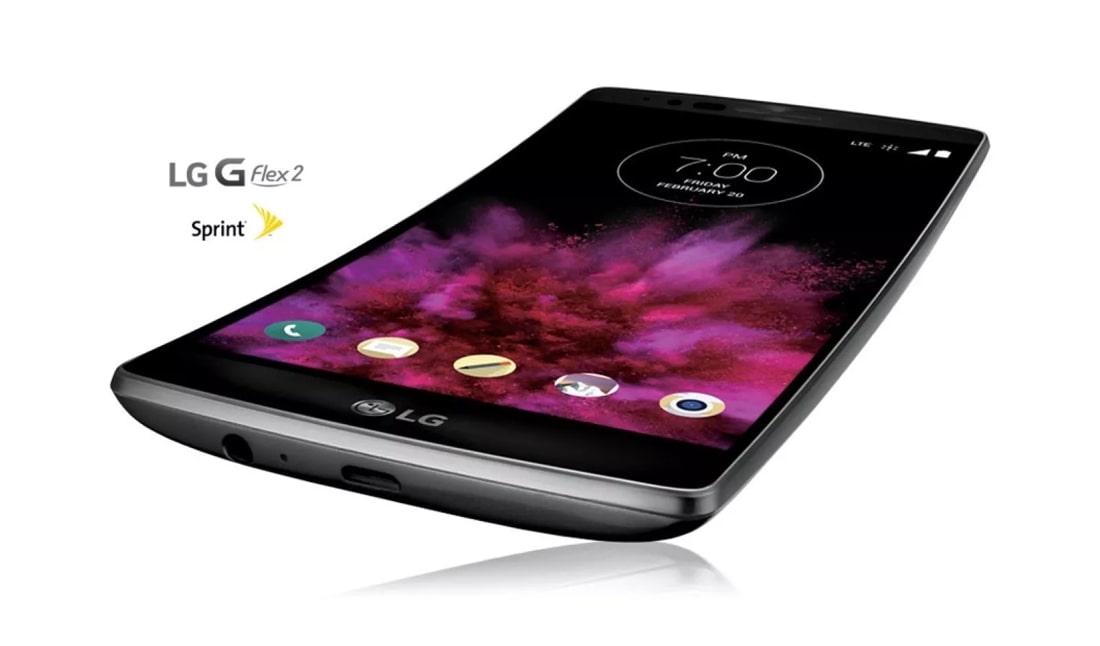 LG G Flex2 Sprint in Platinum Silver