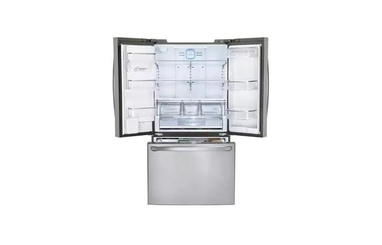 Super-Capacity 3 Door French Door Refrigerator with Smart Cooling Plus technology