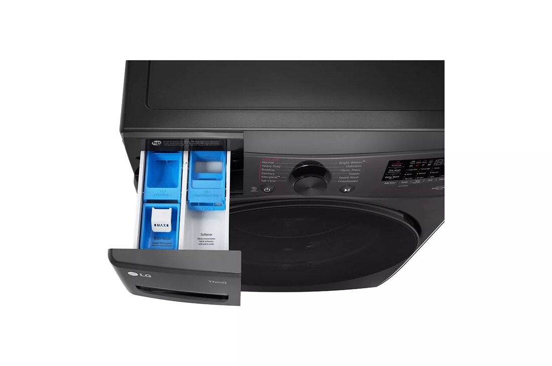 よっぴー様丫LG  ブラック38 LG 4.5 cu. ft. Ultra Large Capacity Smart Front Load Energy Star