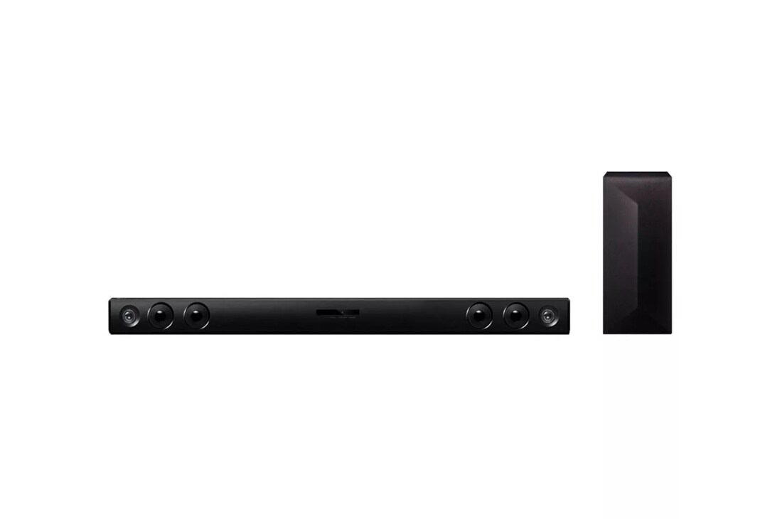 LG LAS485B 2.1 Channel 300W Sound Bar with Wireless Subwoofer and Bluetooth® Connectivity