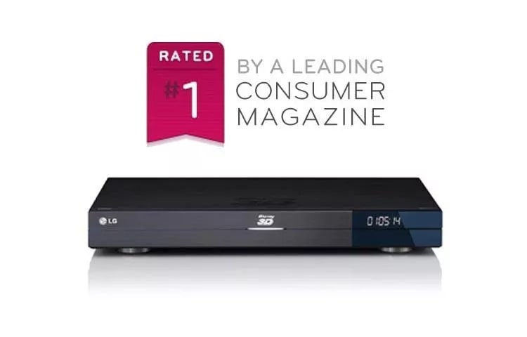 3D-Capable Blu-ray Disc&trade  Player with Smart TV and 250GB storage