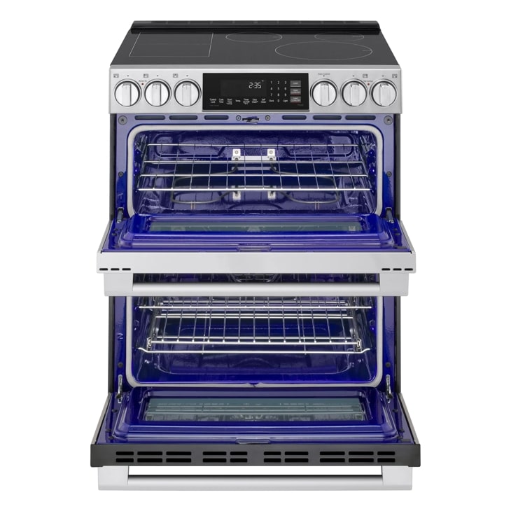 LG STUDIO 7.3 cu. ft. Double Oven Induction Slide-in Range with Probake® Convection and Air Fry