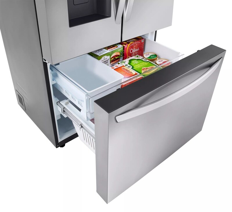 LG 26 Cu Ft Smart Counter Depth MAX French Door Refrigerator 