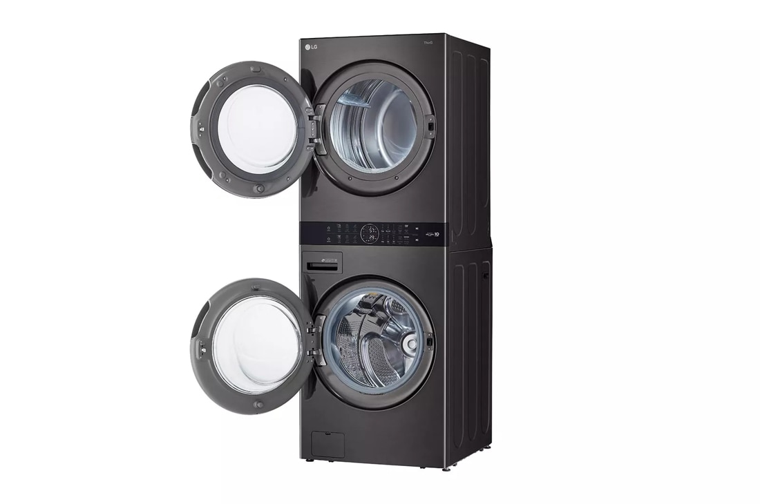 Lg washtower electric on sale stacked laundry center