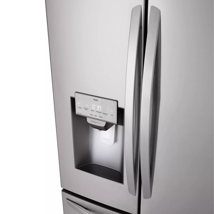 LG LHFS28XBS: PrintProof Stainless Steel 28 CU.FT 3 Door French Door, Standard Depth Refrigerator with Dual Ice Makers