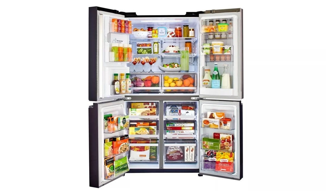 トップス IFSIXWASNINE/MINIMUM-D/LG LG LNXS30996D 36 Inch 4 Door French Door Smart Refrigerator with
