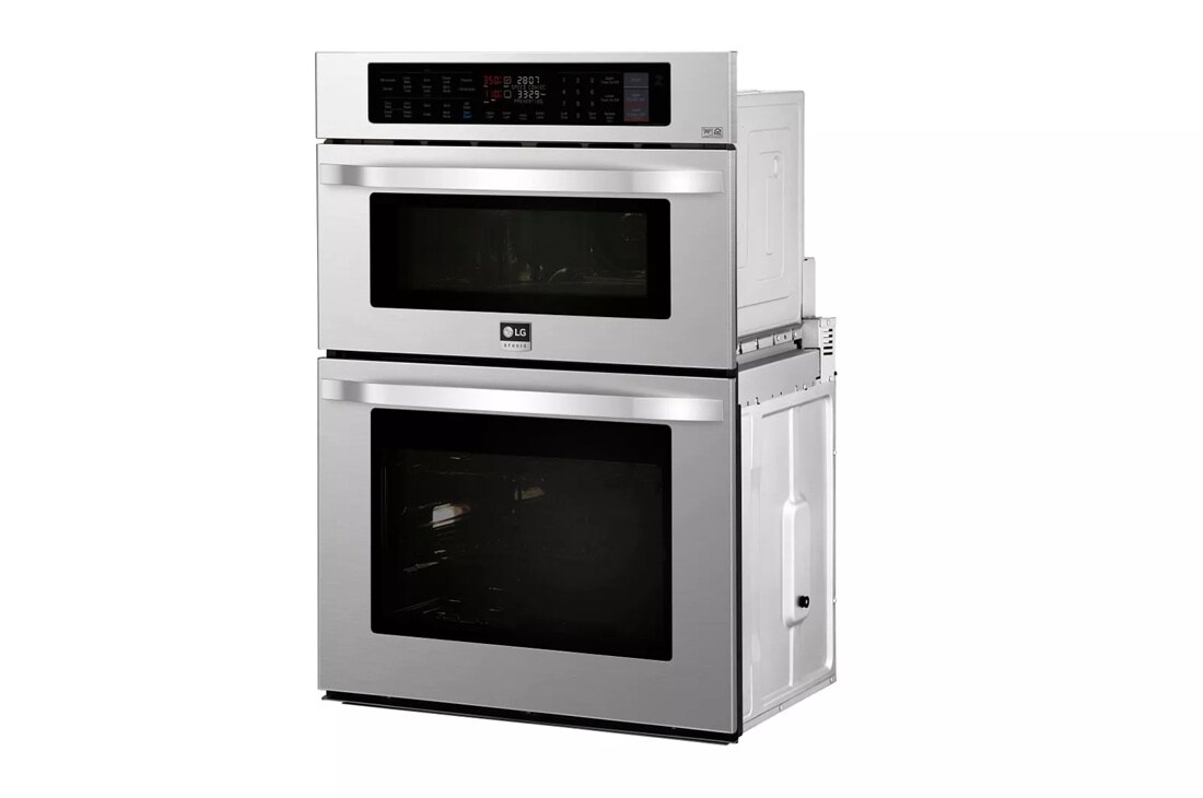 LG STUDIO 1.7/4.7 cu. ft. Smart wi-fi Enabled Combination Double Wall Oven